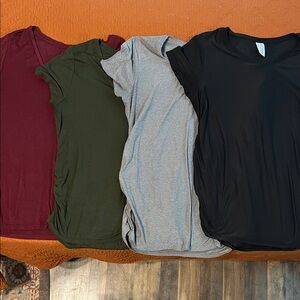 Motherhood Short Sleeve Tees - Black, Gray, Green, and Red